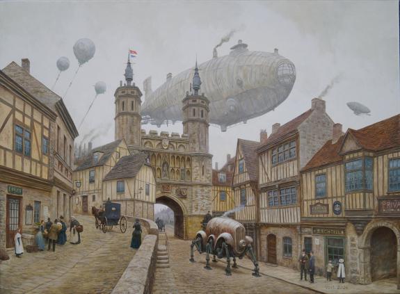 Vadim Voitekhovitch - Old City Gate  
Peinture originale