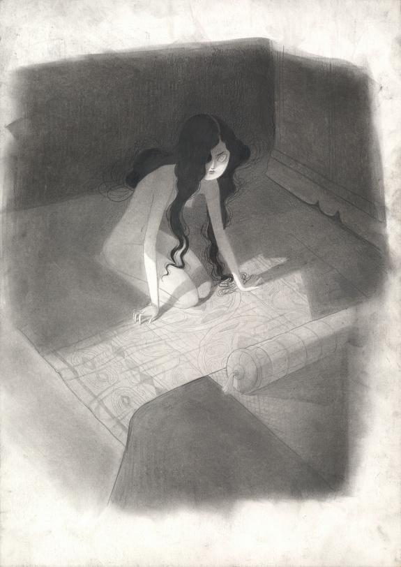 Isabella Mazzanti - Carmilla, Illustration originale