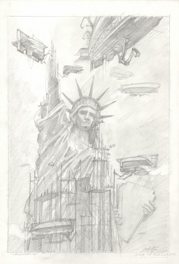 Didier Graffet - Steampunk, Renovatio. Illustration original