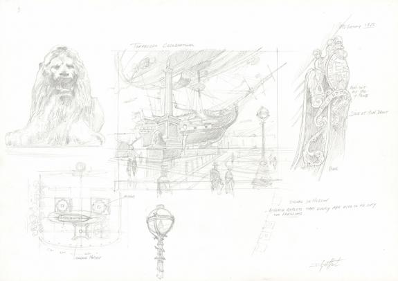 Didier Graffet - Steampunk, Trafalgar Celebrations. Illustra