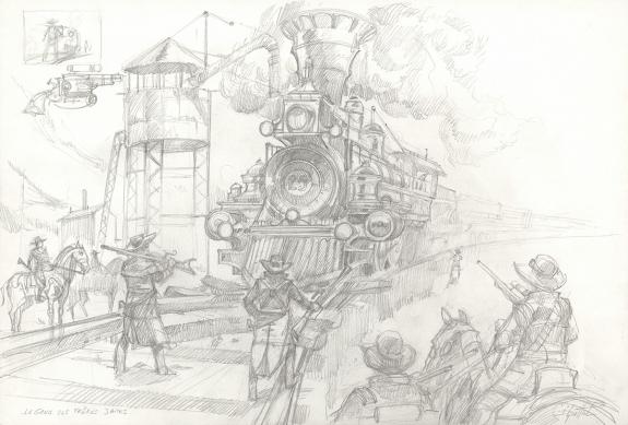 Didier Graffet - Steampunk, Le Gang des frères James. Illust