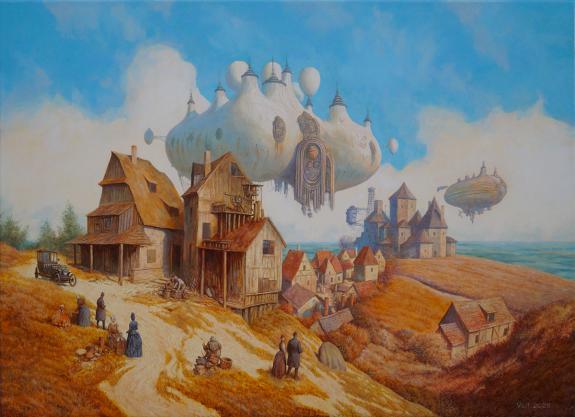 Vadim Voitekhovitch - Chronicles of the skies (2025), peintu