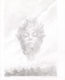 Didier Graffet - Le Cycle des Rages, Crayonn&eacute; original de la