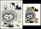 Cosey - Yiyun, Planche originale n&deg;42 accompagn&eacute;e de sa mise