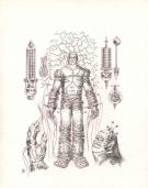 Stan Manoukian - Frankenstein, Illustration originale pour l