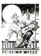 Jordi Bernet - Torpedo, Illustration originale r&eacute;alis&eacute;e en 1