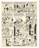 Victor Hubinon - Barbe-Rouge, D&eacute;fi au Roy, Planche originale