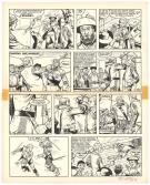 Victor Hubinon - Barbe-Rouge, Mort ou vif, Planche originale