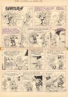 Paul Deli&egrave;ge - Bobo, Planche originale n&deg;2 avec sa mise en c