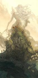 Paul Echegoyen - L'Éveil de Basajaun, illustration originale