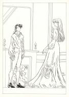 Patricia  Lyfoung  - La Rose &eacute;carlate , Illustration origina