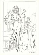 Patricia  Lyfoung  - La Rose &eacute;carlate , Illustration origina