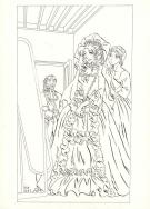 Patricia  Lyfoung  - La Rose &eacute;carlate , Illustration origina