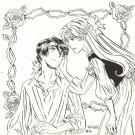 Patricia  Lyfoung  - La Rose &eacute;carlate , Illustration origina