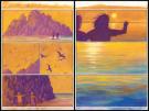 Gaetan Nocq - Octopolis, Planches originales n°182 et n°183.