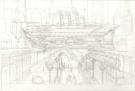 Didier Graffet - Steampunk, Station. Illustration originale.