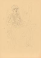 Andr&eacute; Juillard - Les 7 Vies de l'&Eacute;pervier, Crayonn&eacute; original