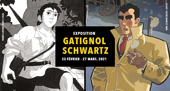 Exposition Gatignol et Schwartz, du 23 fvrier au 27 mars 2021  la galerie Daniel Maghen